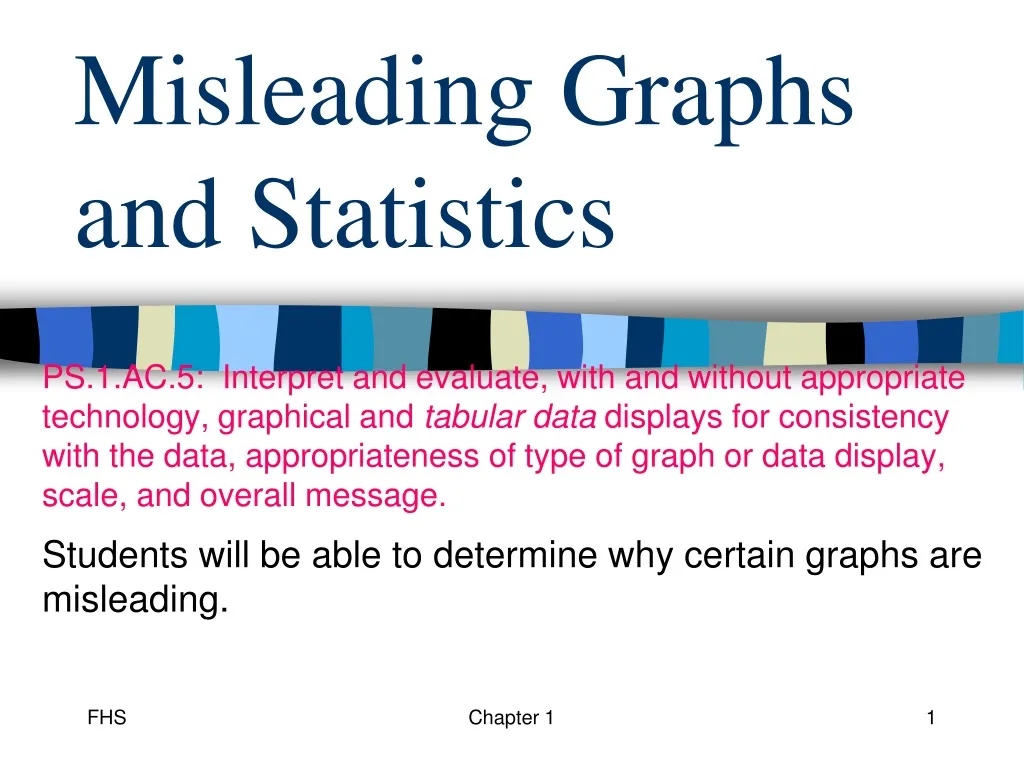 misleading graphs and statistics