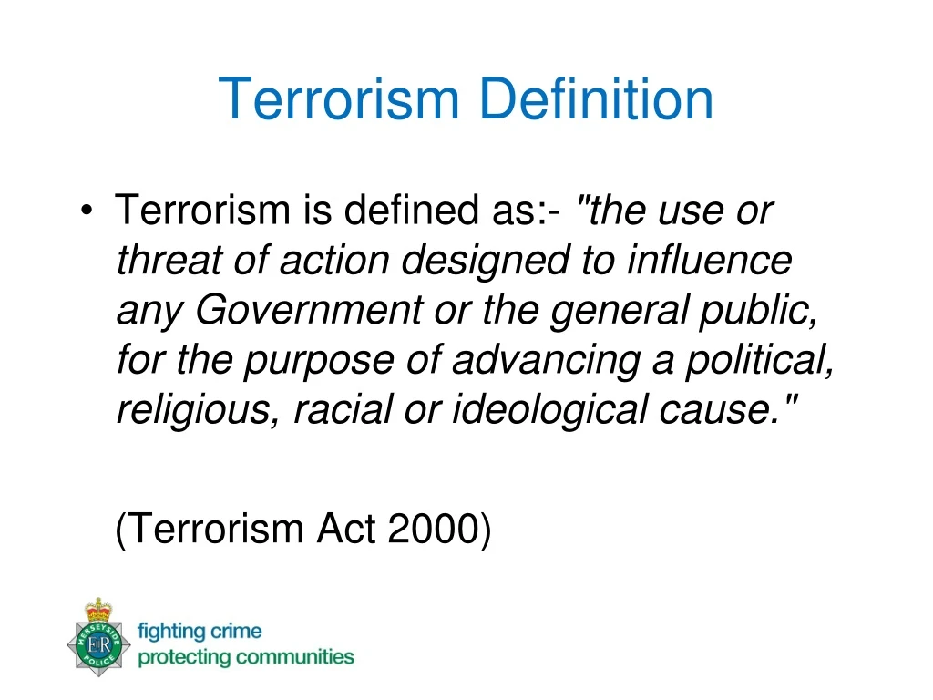 terrorism definition