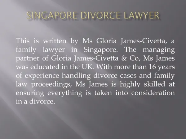 Get Good Lawyers for Judicial Separation in Singapore