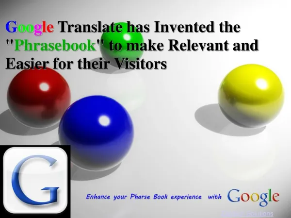 Google Translate has Invented the "Phrasebook" for their Vis