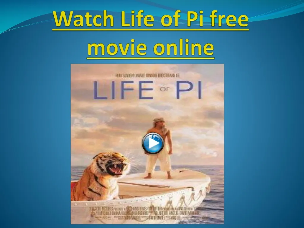 watch life of pi free movie online