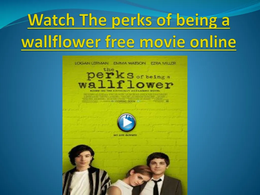 watch the perks of being a wallflower free movie online