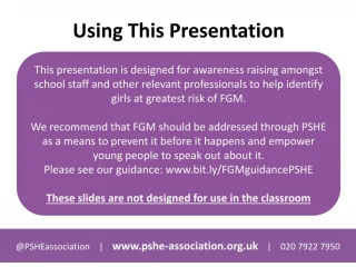Using This Presentation - slide 1