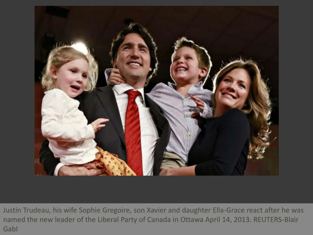 justin trudeau his wife sophie gregoire