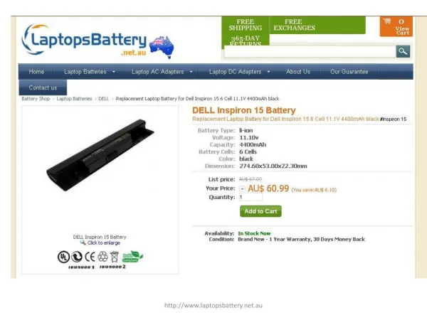 Amazing Qualities of a Dell Inspiron 15 Battery