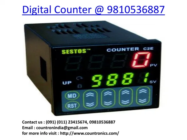 digital counter @ 9810536887