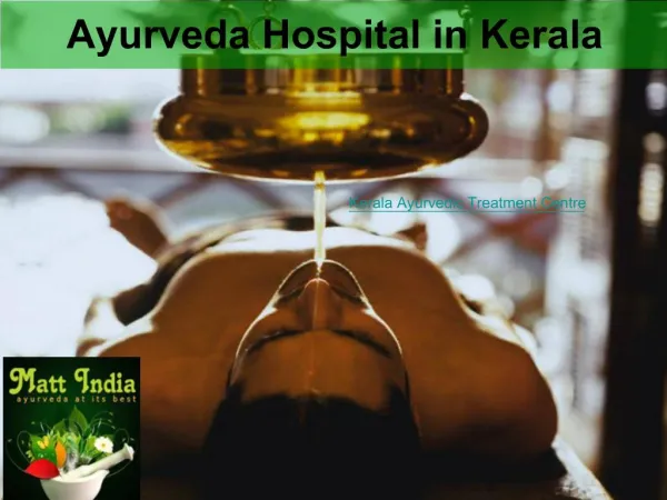 Ayurveda Hospital in Kerala