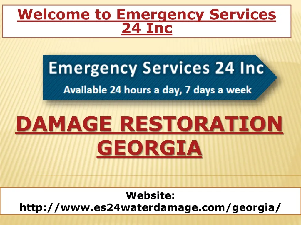 welcome to emergency services 24 inc