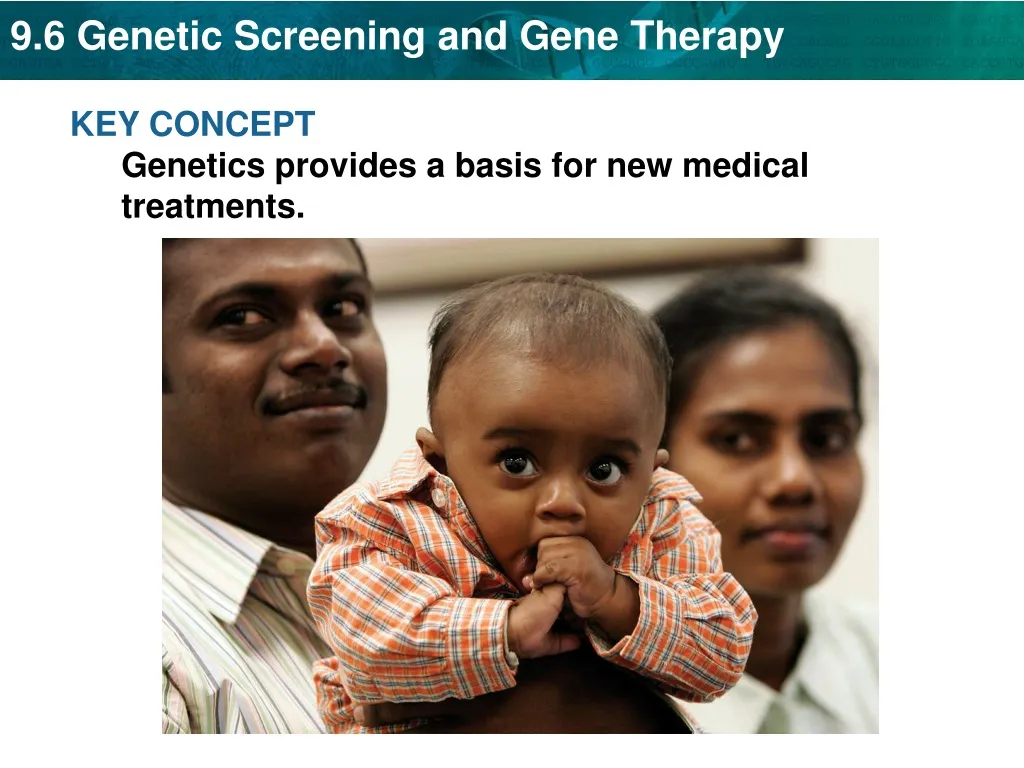 key concept genetics provides a basis