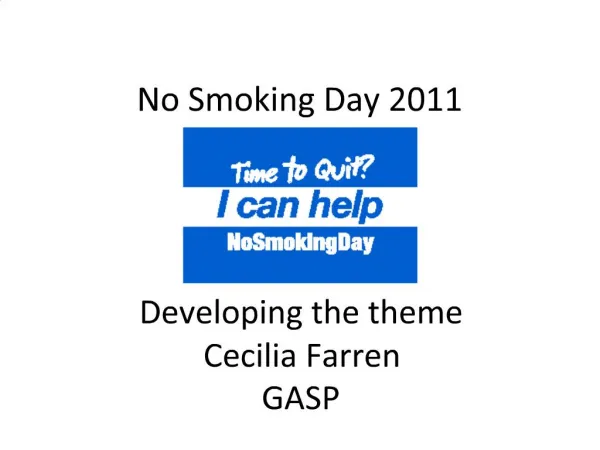 No Smoking Day 2011