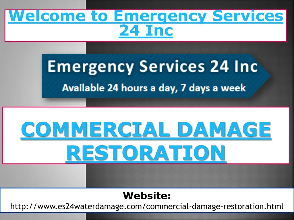 commercial damage restoration