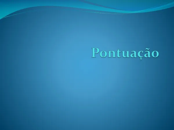 Pontuação