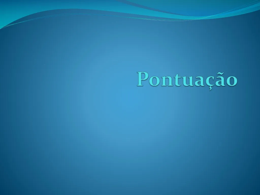 pontua o