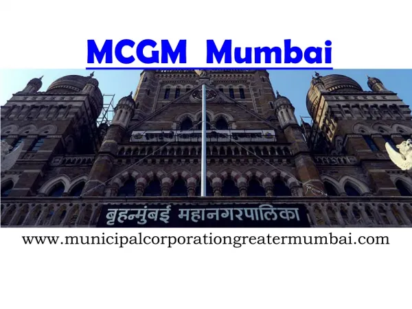 Municipal Corporation of Greater Mumbai Property Tax
