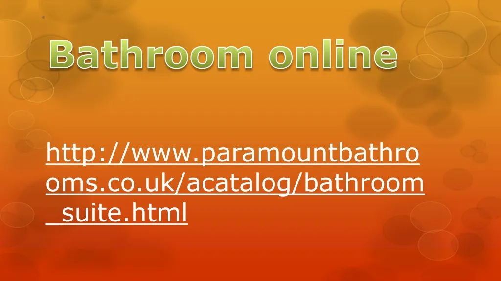 bathroom online