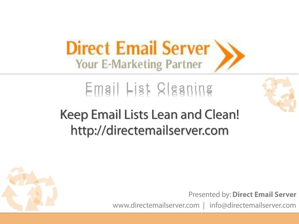 keep email lists lean and clean http directemailserver com