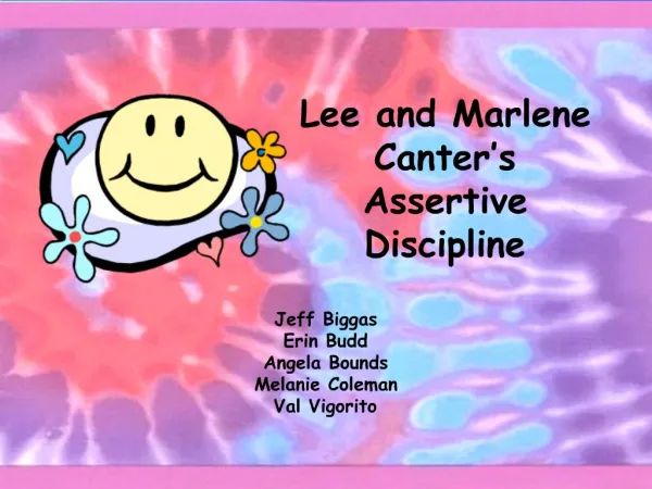 Lee and Marlene Canter