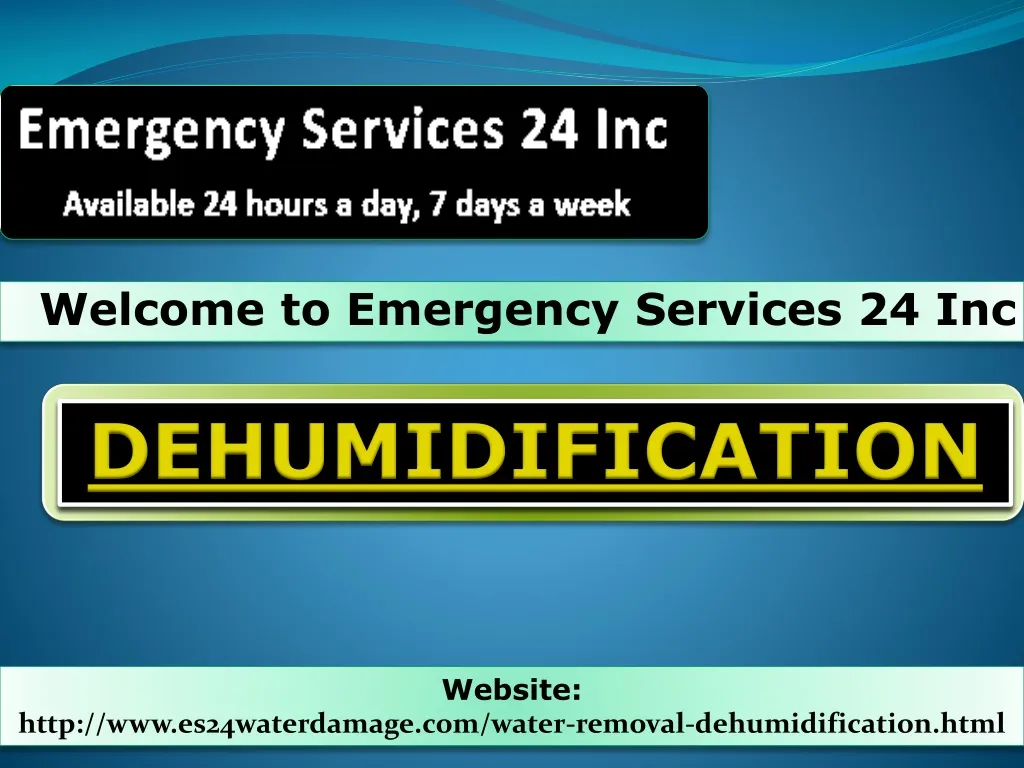 welcome to emergency services 24 inc