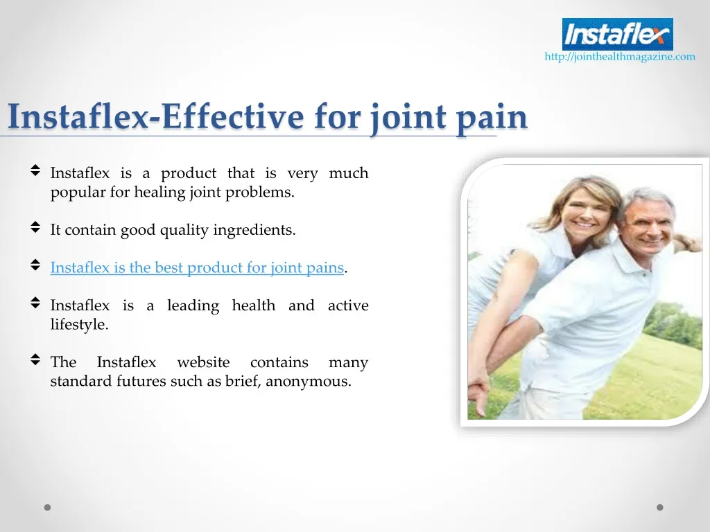 instaflex effective for joint pain