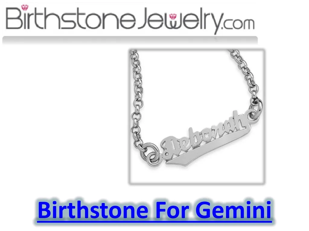 birthstone for gemini