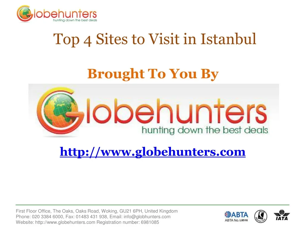 top 4 sites to visit in istanbul