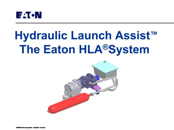 Hydraulic Launch Assist