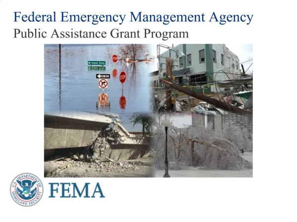 Public Assistance Grant Program Briefing
