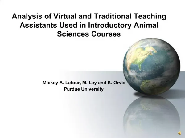 Analysis of Virtual and Traditional Teaching Assistants Used in ...