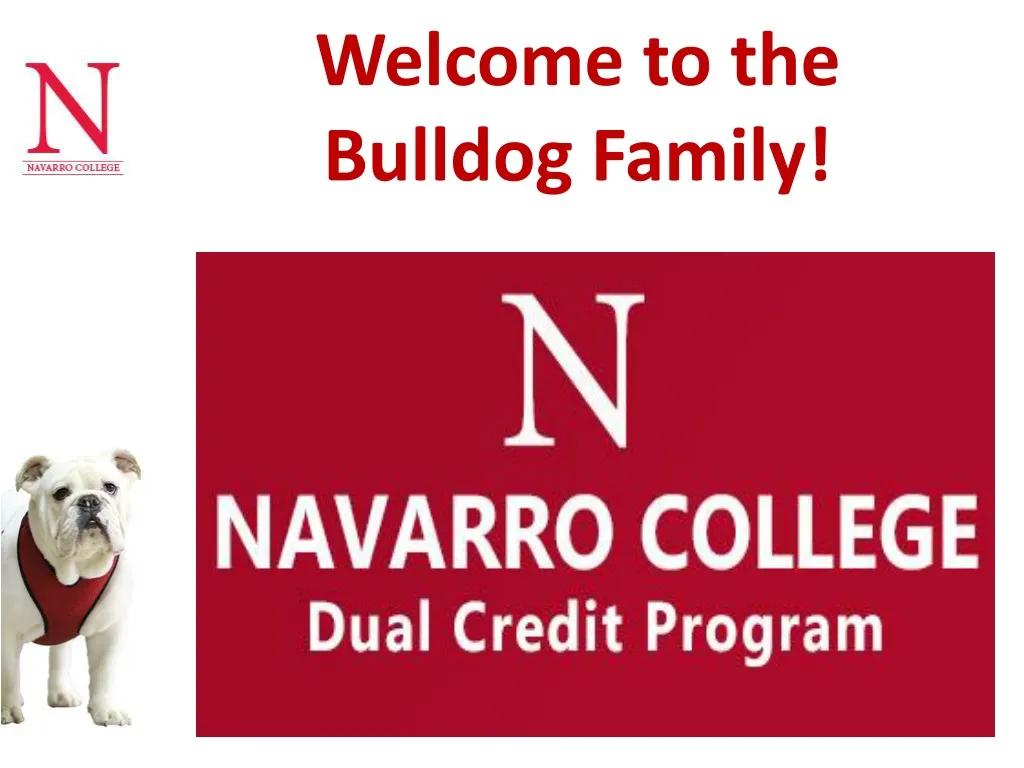 welcome to the bulldog family
