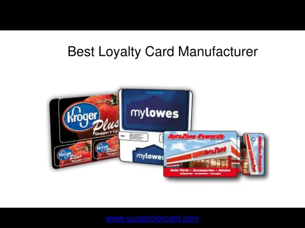 Best Loyalty Card Manufacturer