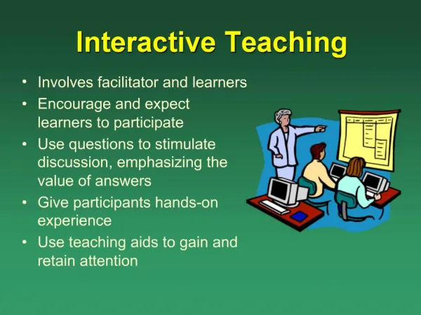 Interactive Teaching