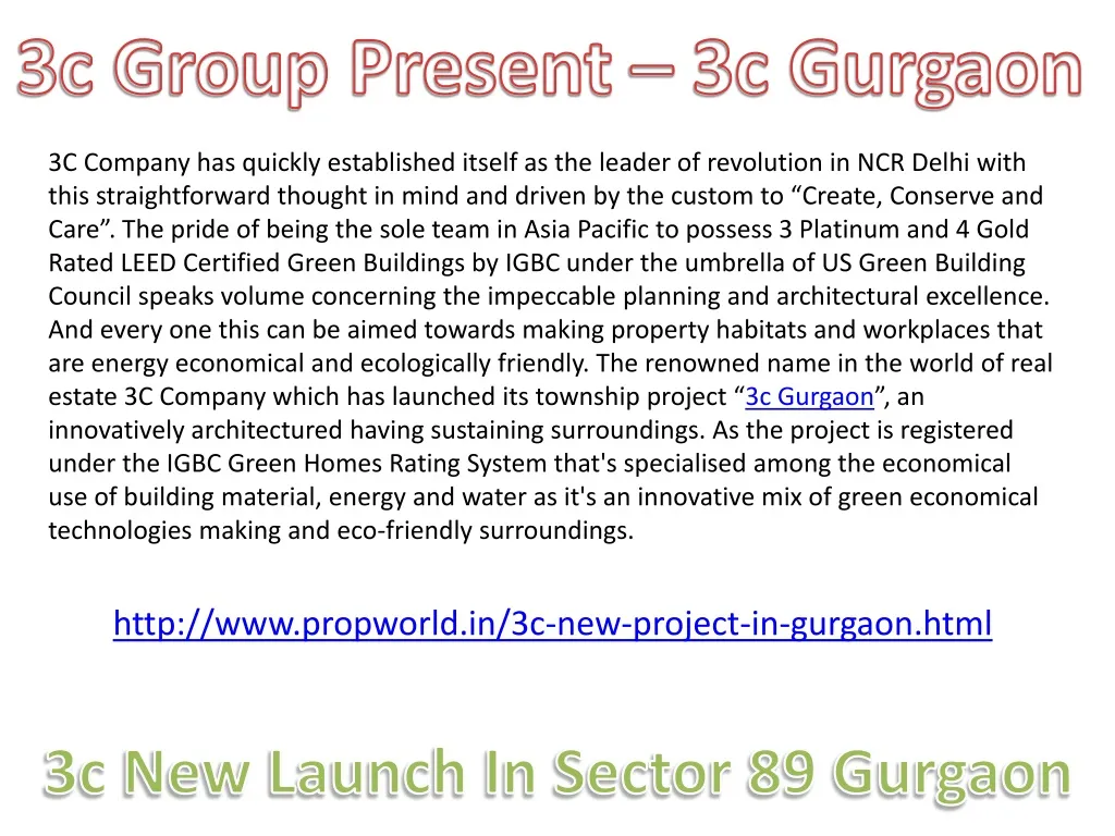3c group present 3c gurgaon