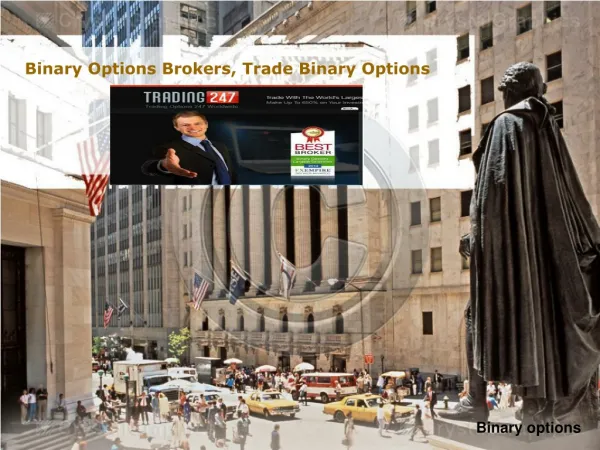 Binary options broker, Binary options trading