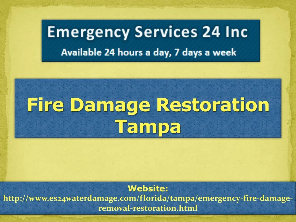 fire damage restoration tampa