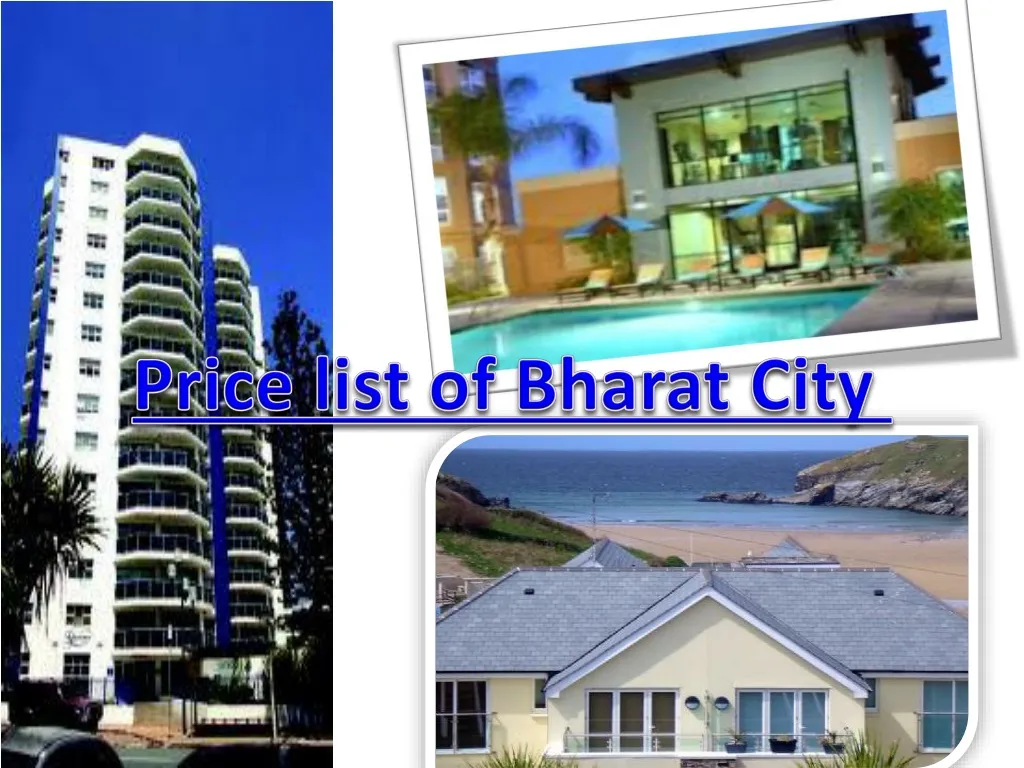 price list of bharat city