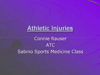 Athletic Injuries - slide 1
