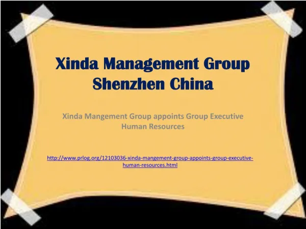 Xinda Management Group Shenzhen China