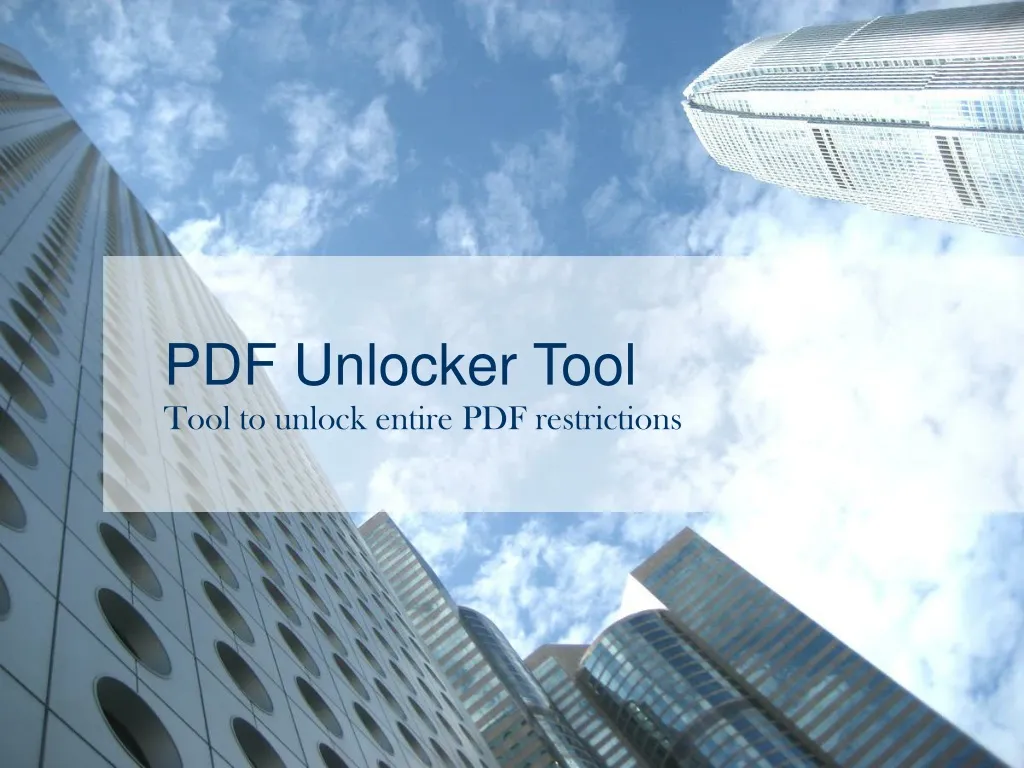 pdf unlocker tool