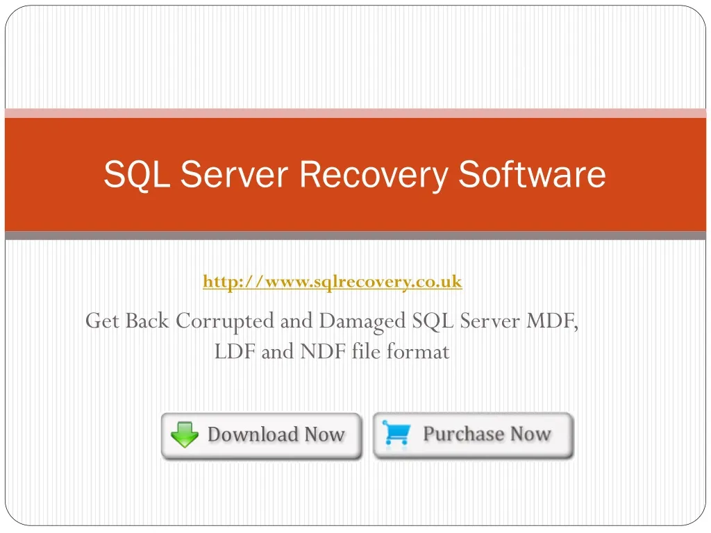 sql server recovery software