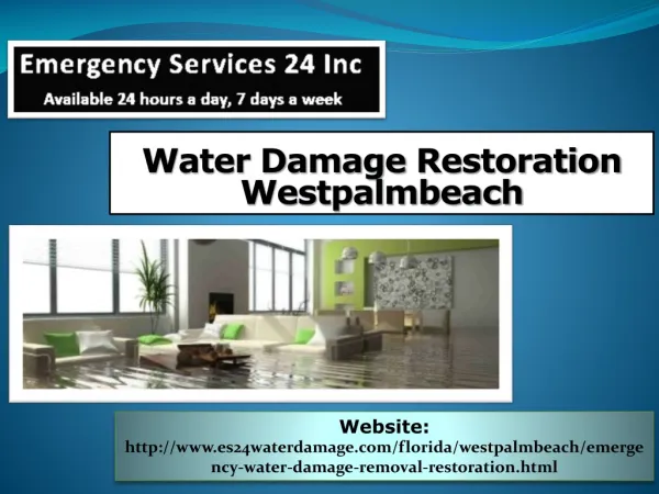 Water Damage Restoration Westpalmbeach