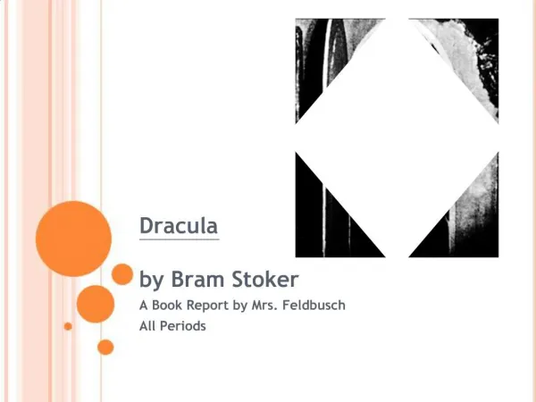 DRACULA BY BRAM STOKER