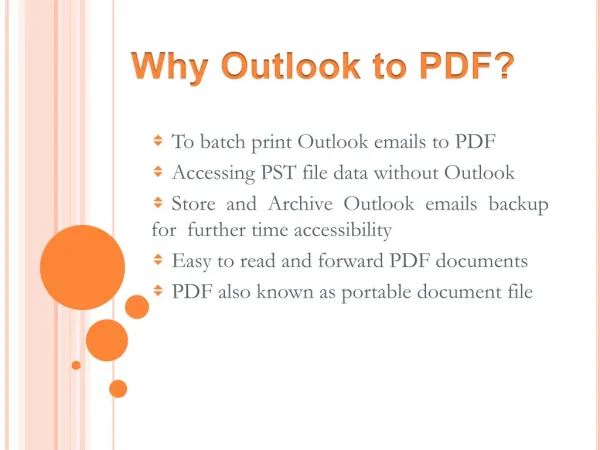 PST to PDF Conversion Carry Out to Print Outlook Emails into