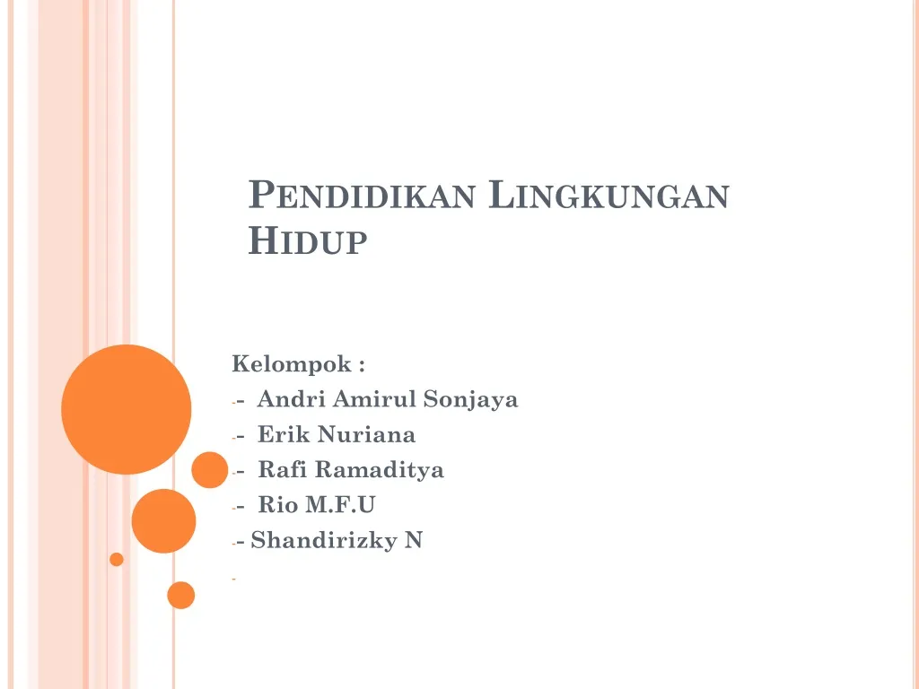 pendidikan lingkungan hidup