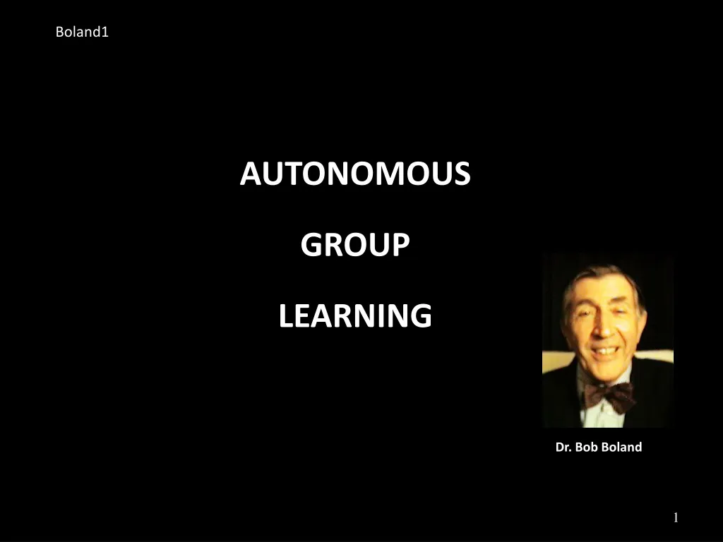 autonomous group learning