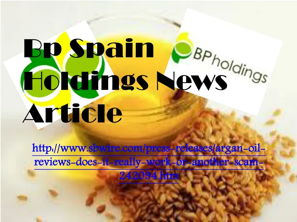 bp spain holdings news article