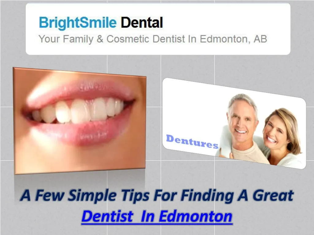 a few simple tips for finding a great dentist