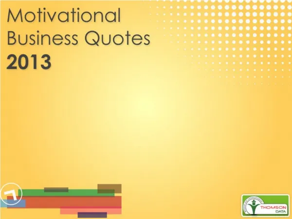 Motivational Business Quotes 2013