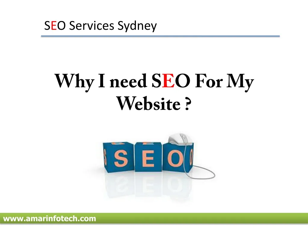 why i need s e o for my website