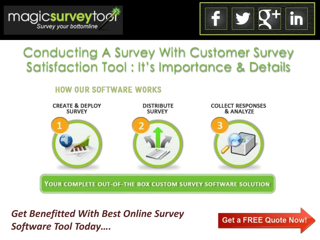 conducting a survey with customer survey