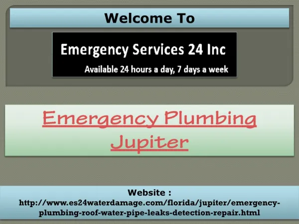 Emergency Plumbing Jupiter